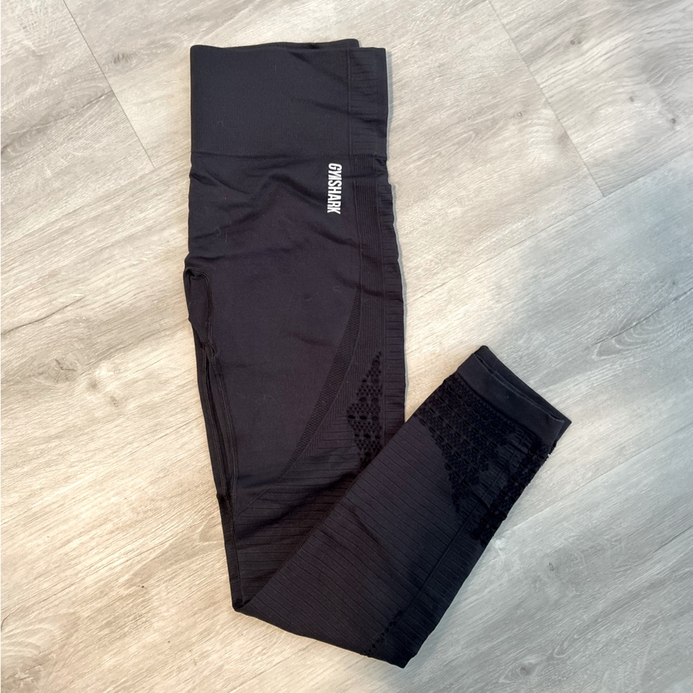 Gymshark Energy+ Seamless Leggings - Black Size M